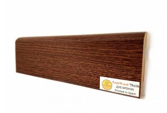 Плинтус TeckWood Ламинированный 75х16 мм Дуб Бронза