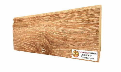 TeckWood - Плинтус TeckWood Ламинированный 100х16 мм Дуб Порту Плинтус TeckWood Ламинированный 100х16 мм Дуб Порту