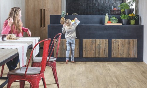 ПВХ плитка Quick-Step Balance Click Plus Дуб каньон светло-коричневый пилёный BACP40031