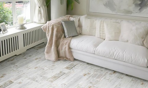 Замковый пробковый пол Corkstyle Loft Bone
