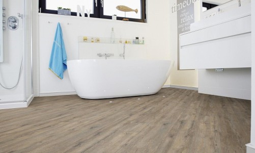Виниловые полы Wineo 400 wood Embrace Дуб Серый DB00110