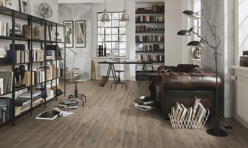 Виниловые полы Wineo 400 wood Embrace Дуб Серый DB00110
