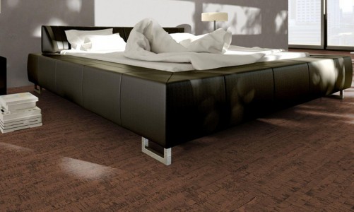 Клеевой пробковый пол Corkstyle Ecocork Linea Chocco