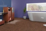 Клеевой пробковый пол Corkstyle Ecocork Linea Chocco