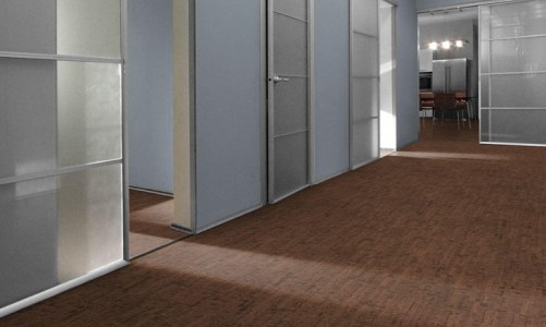 Клеевой пробковый пол Corkstyle Ecocork Linea Chocco
