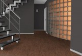 Клеевой пробковый пол Corkstyle Ecocork Linea Chocco