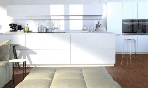 Клеевой пробковый пол Corkstyle Ecocork Linea Chocco