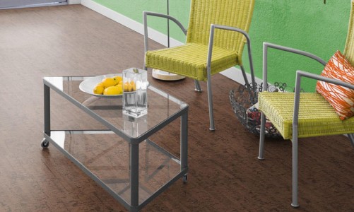Клеевой пробковый пол Corkstyle Ecocork Linea Chocco