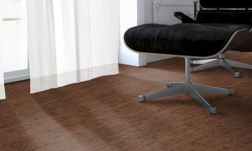 Клеевой пробковый пол Corkstyle Ecocork Linea Chocco