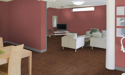 Клеевой пробковый пол Corkstyle Ecocork Linea Chocco