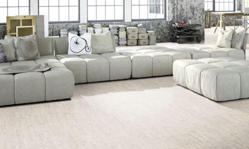 Клеевой пробковый пол Corkstyle Ecocork Linea White