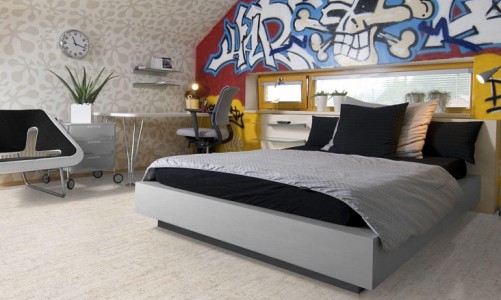Клеевой пробковый пол Corkstyle Ecocork Linea White