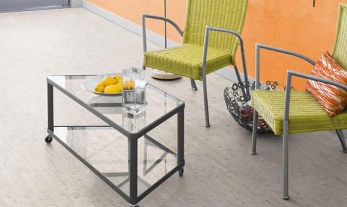 Клеевой пробковый пол Corkstyle Ecocork Linea White