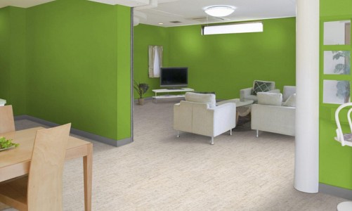 Клеевой пробковый пол Corkstyle Ecocork Linea White