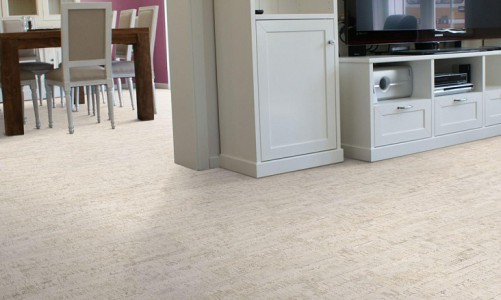 Клеевой пробковый пол Corkstyle Ecocork Linea White