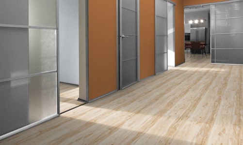 Клеевой пробковый пол Corkstyle Wood Maple