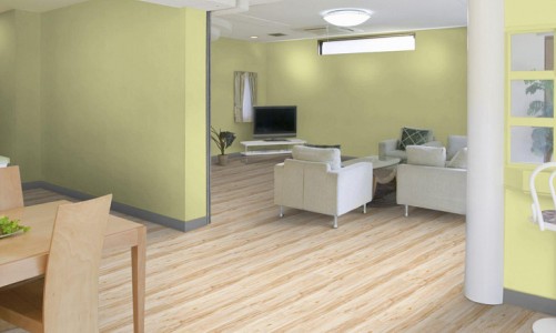 Клеевой пробковый пол Corkstyle Wood Maple