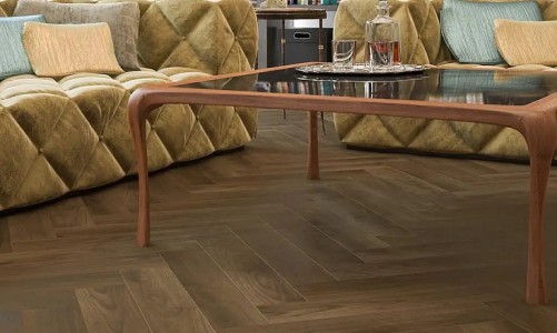 Виниловый пол Rigid FirmFit Herringbone Орех американский CW-3290