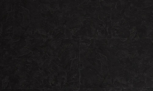 Плитка ПВХ под плитку Vinilam Ceramo Stone Glue Сланцевый Черный 61607