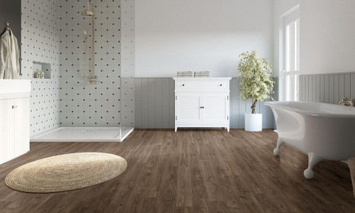 ПВХ плитка Quick-Step Balance Click Дуб коттедж темно-коричневый BACL40027