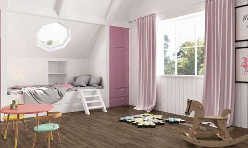 ПВХ плитка Quick-Step Balance Click Дуб коттедж темно-коричневый BACL40027