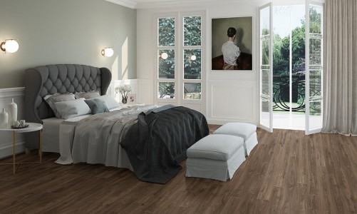 ПВХ плитка Quick-Step Balance Click Дуб коттедж темно-коричневый BACL40027