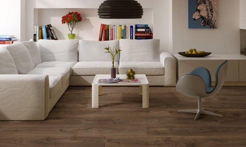 ПВХ плитка Quick-Step Balance Click Дуб коттедж темно-коричневый BACL40027