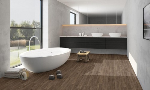ПВХ плитка Quick-Step Balance Click Дуб коттедж темно-коричневый BACL40027