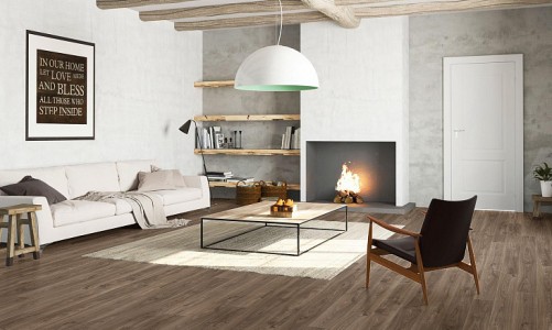 ПВХ плитка Quick-Step Balance Click Дуб коттедж темно-коричневый BACL40027
