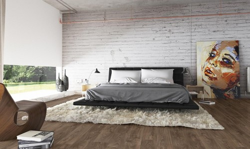 ПВХ плитка Quick-Step Balance Click Дуб коттедж темно-коричневый BACL40027