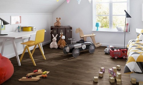 ПВХ плитка Quick-Step Balance Click Дуб коттедж темно-коричневый BACL40027