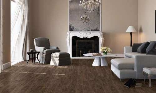 ПВХ плитка Quick-Step Balance Click Дуб коттедж темно-коричневый BACL40027