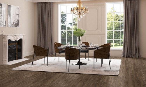 ПВХ плитка Quick-Step Balance Click Дуб коттедж темно-коричневый BACL40027