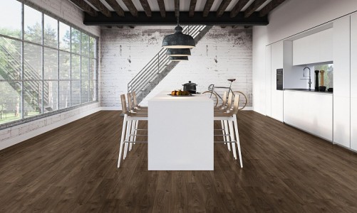 ПВХ плитка Quick-Step Balance Click Дуб коттедж темно-коричневый BACL40027