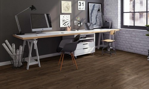 ПВХ плитка Quick-Step Balance Click Дуб коттедж темно-коричневый BACL40027