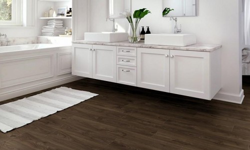ПВХ плитка Quick-Step Balance Click Дуб коттедж темно-коричневый BACL40027