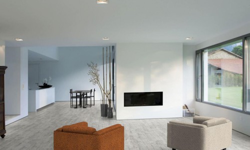 Замковый пробковый пол Corkstyle Wood Oak Castle White
