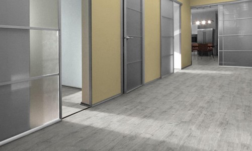 Замковый пробковый пол Corkstyle Wood Oak Castle White