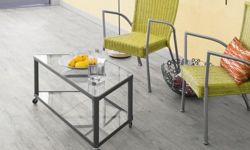 Замковый пробковый пол Corkstyle Wood Oak Castle White