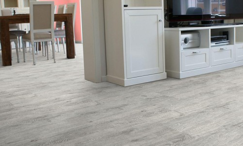 Замковый пробковый пол Corkstyle Wood Oak Castle White