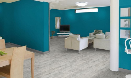 Замковый пробковый пол Corkstyle Wood Oak Castle White