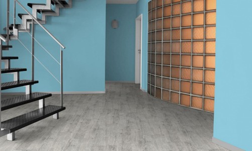Замковый пробковый пол Corkstyle Wood Oak Castle White