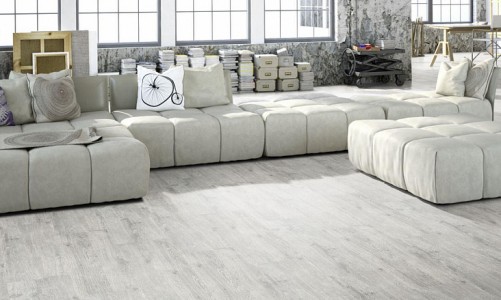 Замковый пробковый пол Corkstyle Wood Oak Castle White