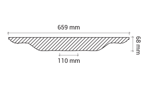 Европласт - Розетка Европласт 1.56.039 Розетка Европласт 1.56.039