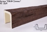 Балка декоративная Уникс Б2 Дуб (2 м) из полиуретана