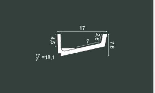 Карниз Orac® Decor C352 FLAT