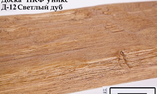 Доска декоративная Уникс Д-12 Светлый дуб 2м
