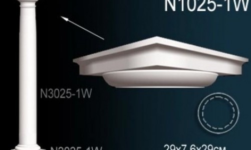Капитель колонны Perfect N1025-1W
