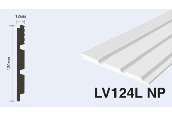 Панель декоративная HIWOOD LV124L NP (под покраску)