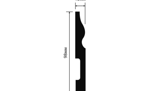 HIWOOD - Плинтус напольный HIWOOD B100 Плинтус напольный HIWOOD B100